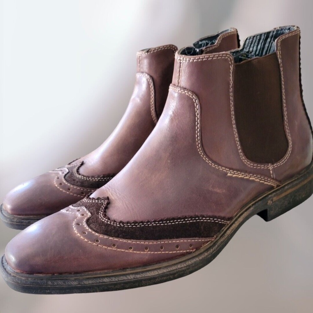 Men's John Lennon Footwear‎ Chelsea Ankle Boots 10.5D Zipper